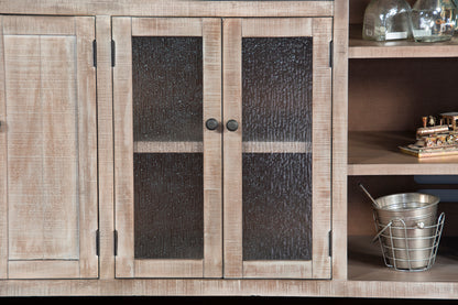 Pinehurst 80” Home Bar -  Mountain Smoke Finish