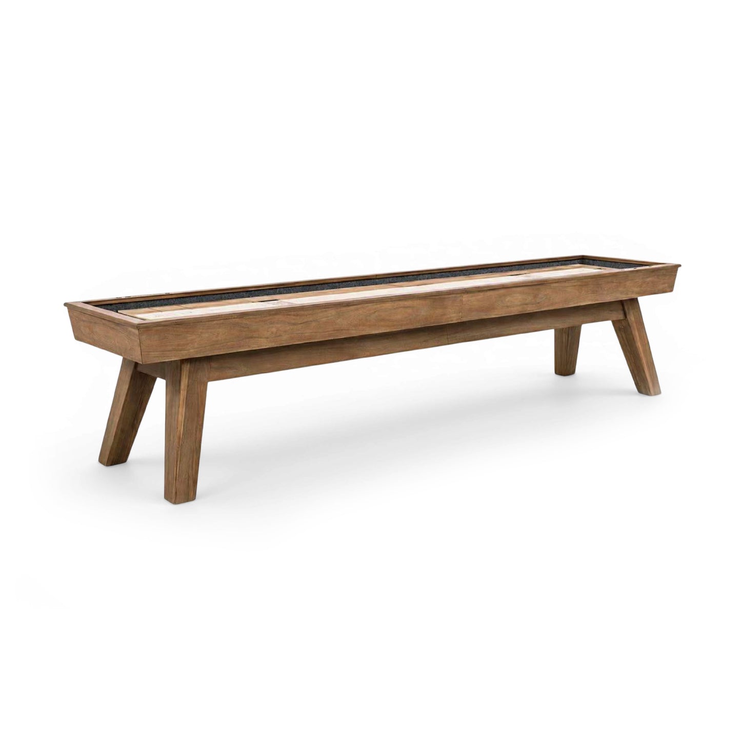 Desyn Shuffleboard Table - Grey Walnut Finish