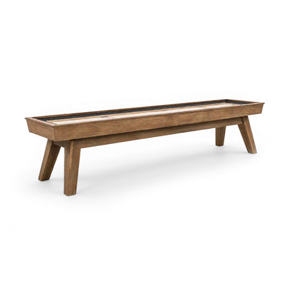 Desyn Shuffleboard Table - Grey Walnut Finish