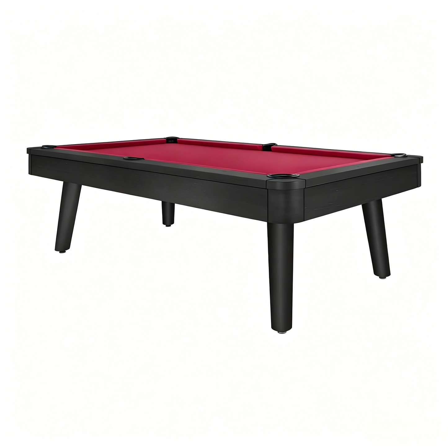 Graphite Slate Pool Table - Raven Black Finish