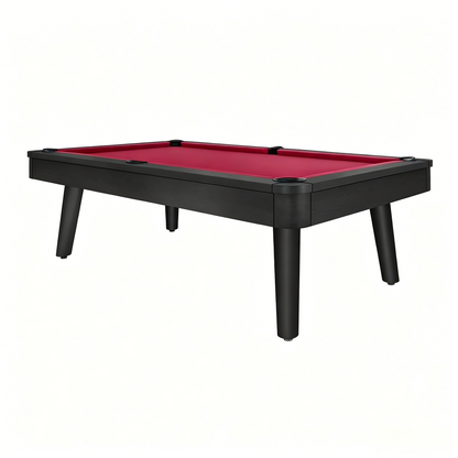Graphite Slate Pool Table - Raven Black Finish