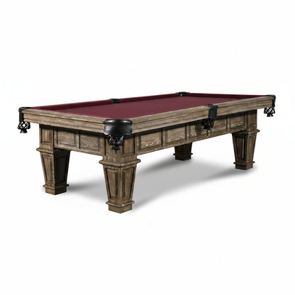 Wyatt Slate Pool Table - Smoke Wood Finish
