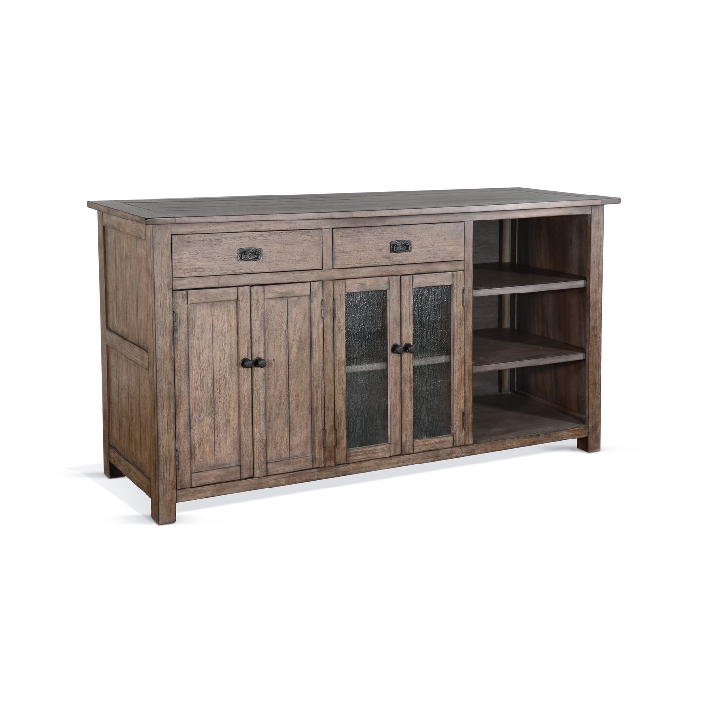 Pinehurst 80” Home Bar -  Mountain Smoke Finish