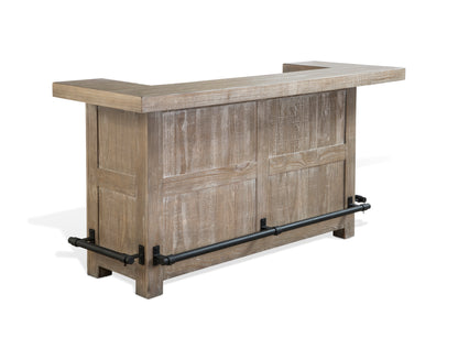 Pinehurst 80” Home Bar -  Mountain Smoke Finish