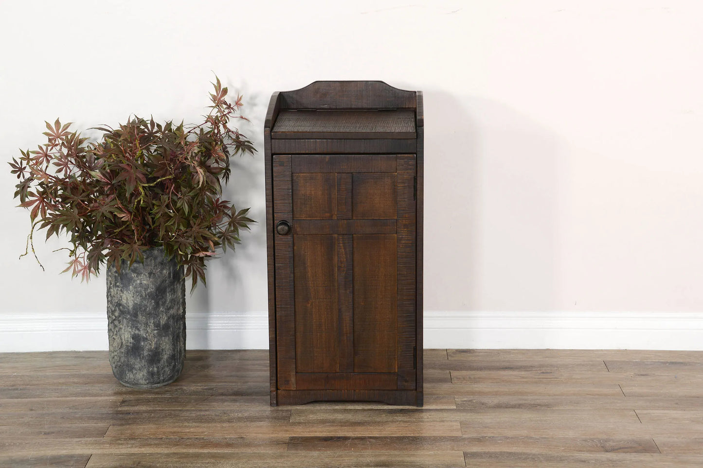 Homestead Trash Box - Tobacco Leaf finish