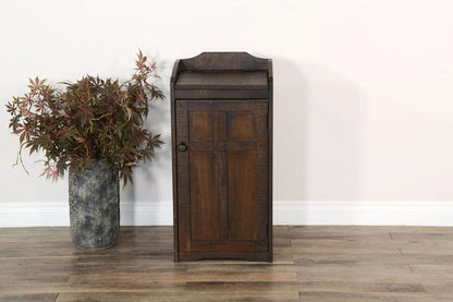 Homestead Trash Box - Tobacco Leaf finish