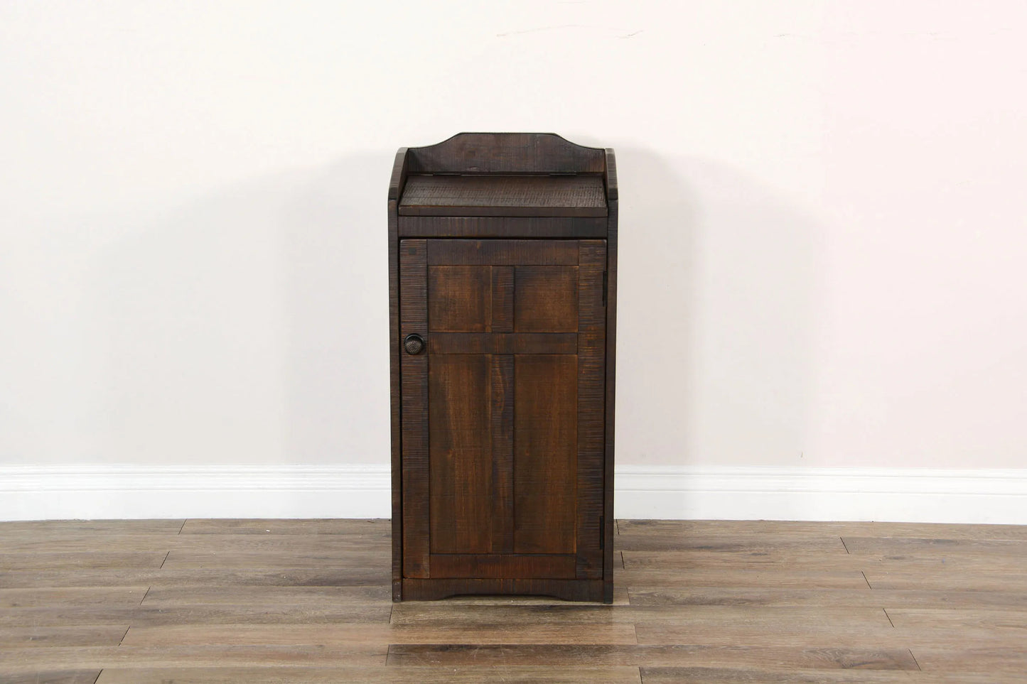 Homestead Trash Box - Tobacco Leaf finish