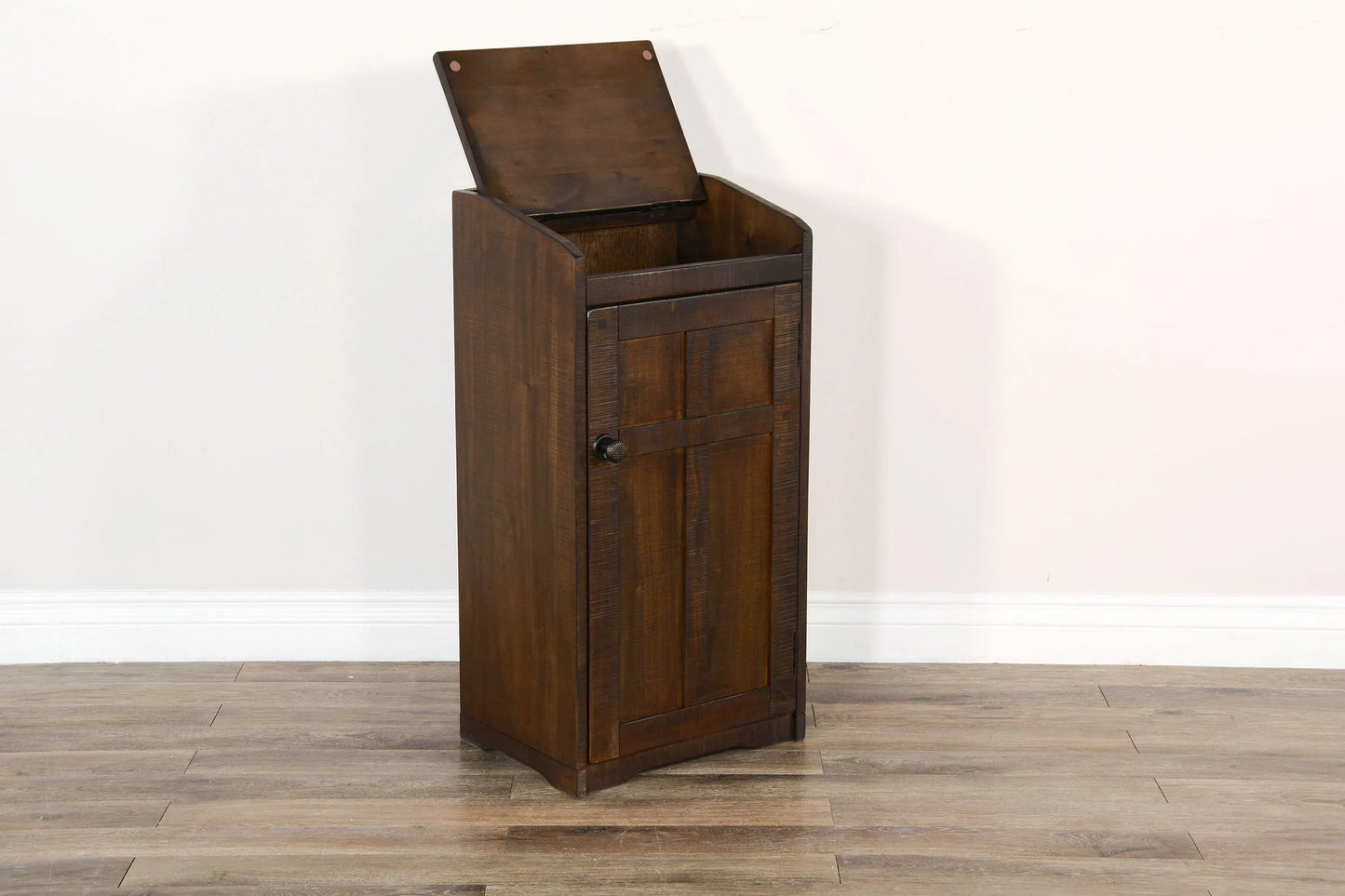 Homestead Trash Box - Tobacco Leaf finish