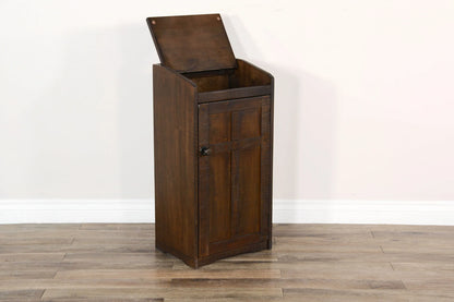 Homestead Trash Box - Tobacco Leaf finish