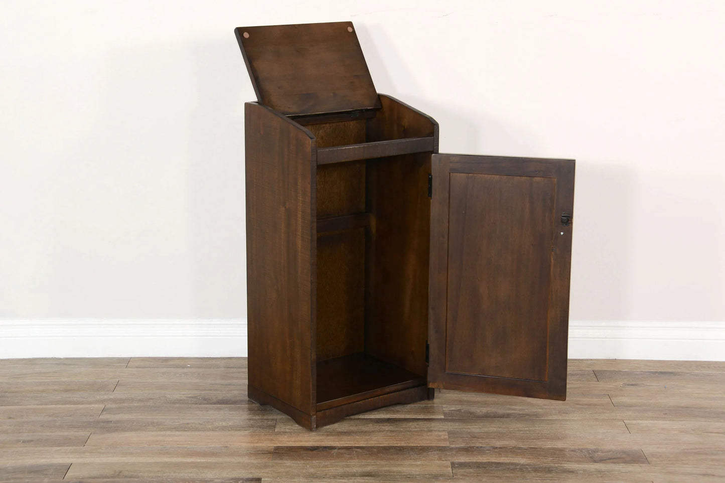 Homestead Trash Box - Tobacco Leaf finish