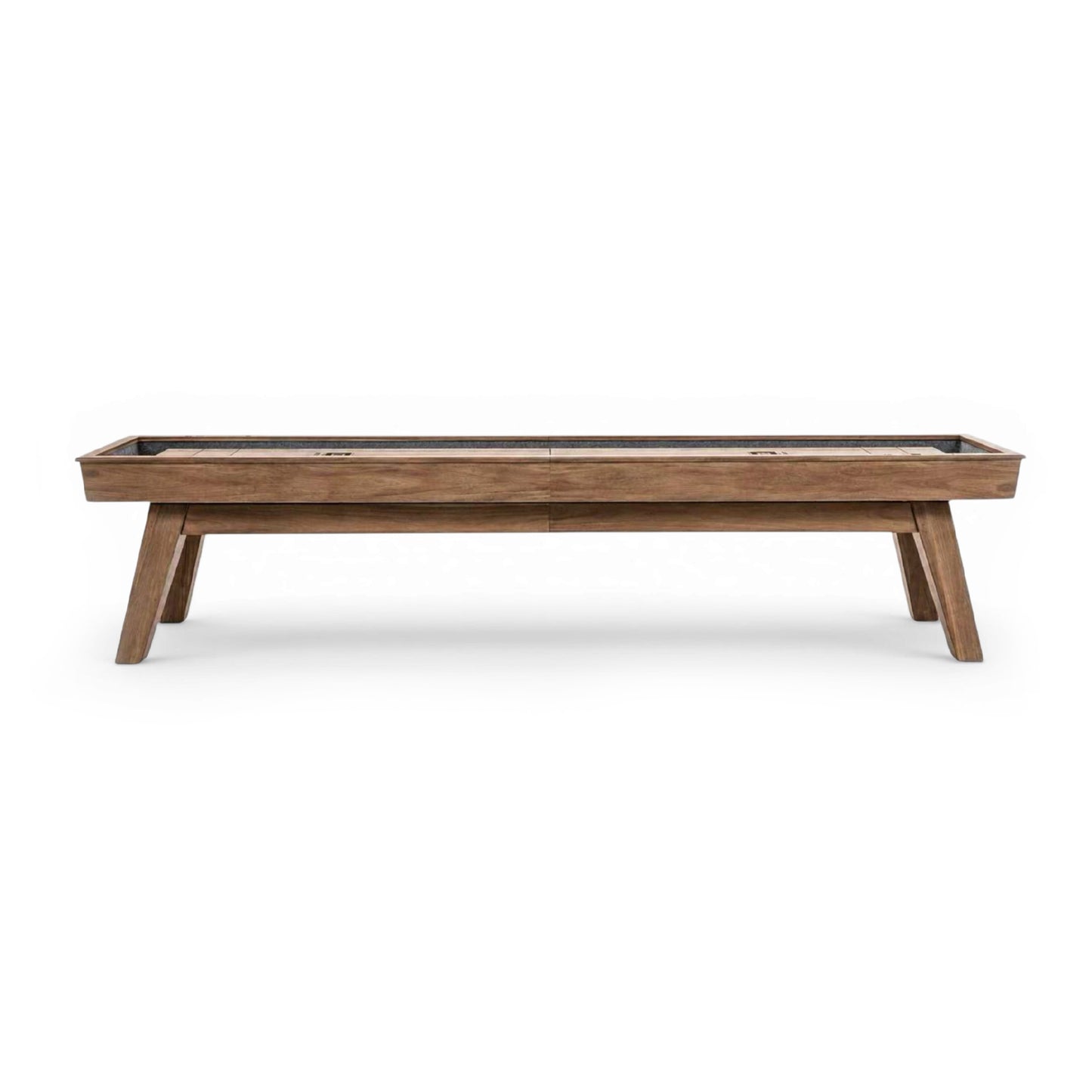 Desyn Shuffleboard Table - Grey Walnut Finish