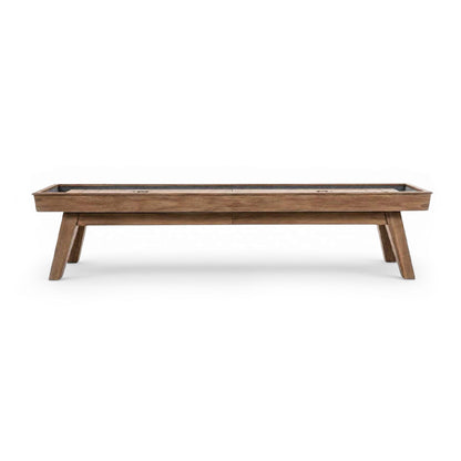 Desyn Shuffleboard Table - Grey Walnut Finish