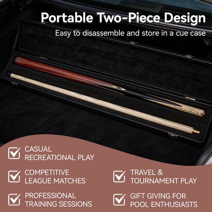 Empire USA - White Wood Portable Two - Piece Design