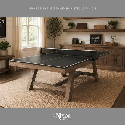 Nixon Billiards - Hunter Ping Pong Table - Brushed Walnut