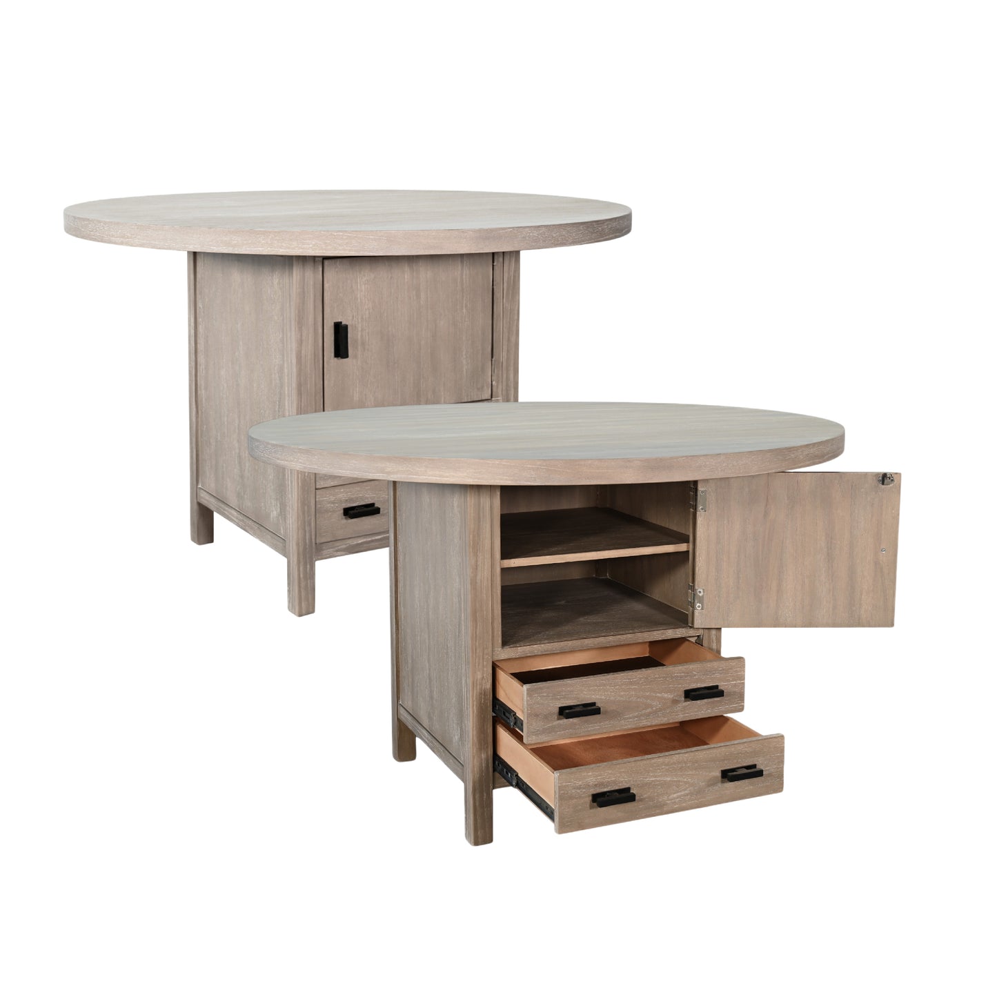 Walton - Poker Game & Dining Table (Wheat Finish)