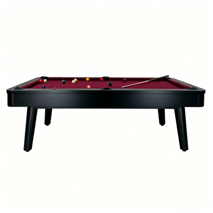 Graphite Slate Pool Table - Raven Black Finish