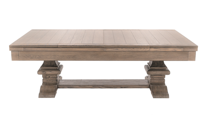 Beaumont Wool Pool Table - Silvered Ash Finish