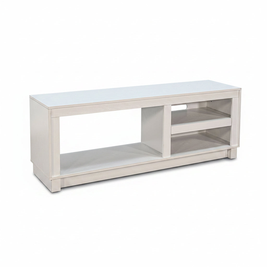 3501WOM Media Console Rustic TV Stand White  (56-inch, Not Contain Fireplace, W/28'' Fireplace Option 2001B-28W&C) 成功 活跃