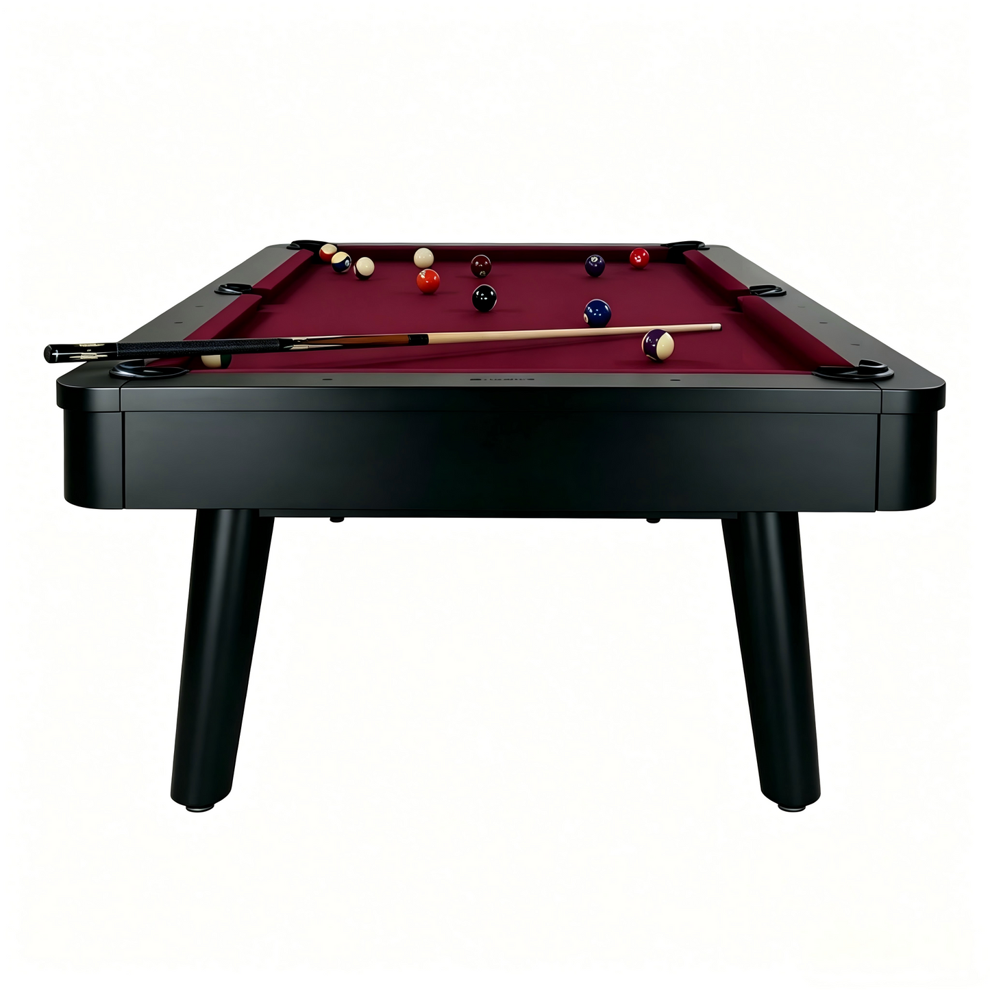 Graphite Slate Pool Table - Raven Black Finish