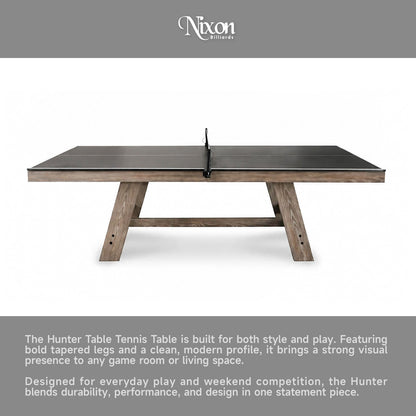 Nixon Billiards - Hunter Ping Pong Table - Brushed Walnut