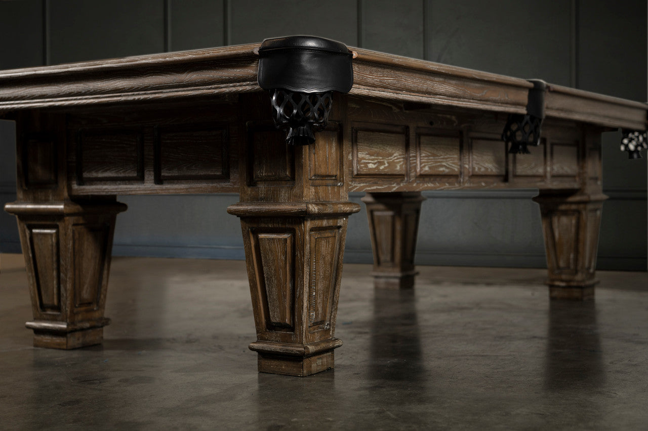 Wyatt Slate Pool Table - Smoke Wood Finish