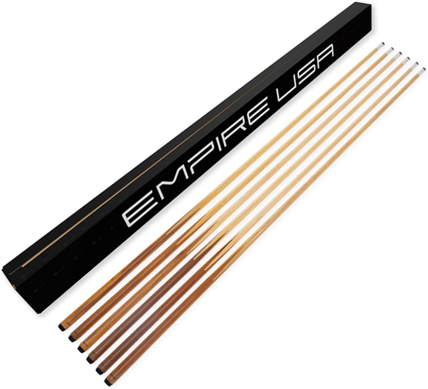 Empire USA 57" 4-Prong House & Bar Billiard Pool Cue Stick (Set of 6)