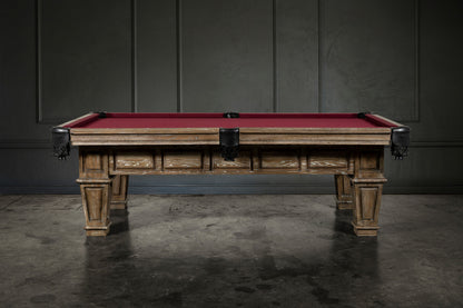 Wyatt Slate Pool Table - Smoke Wood Finish