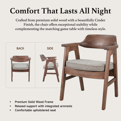 Cole - Poker Game & Dining Table Set (Cinder Finish)