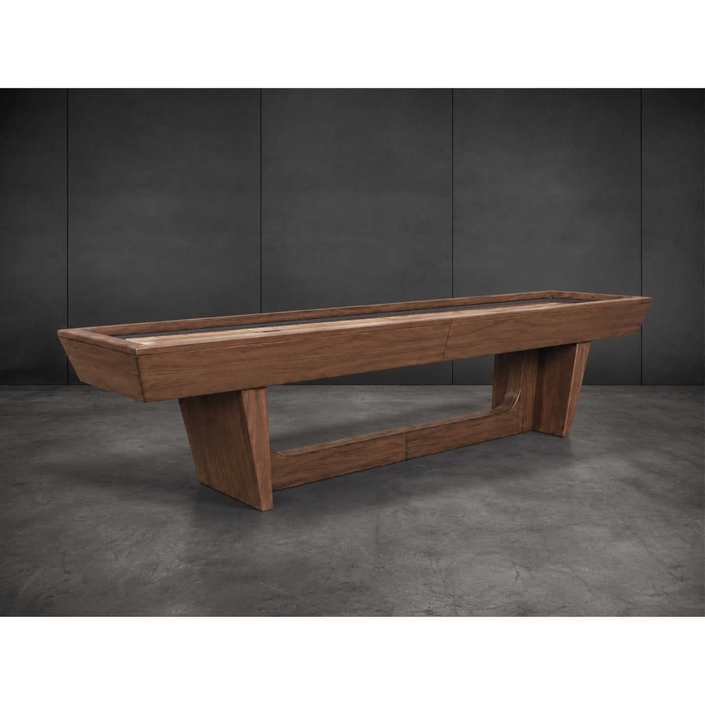 KAI Shuffleboard Table - Grey Walnut Finish