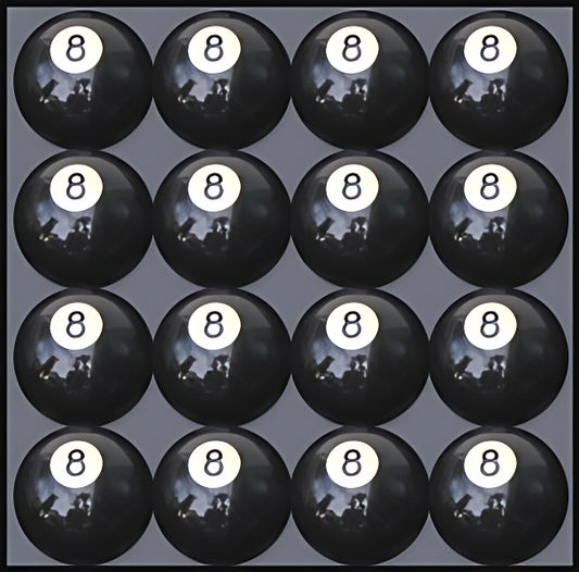 Empire USA 16 Piece Cue Ball Set - Reg. Size (2 1/4 Inch, 6 oz)