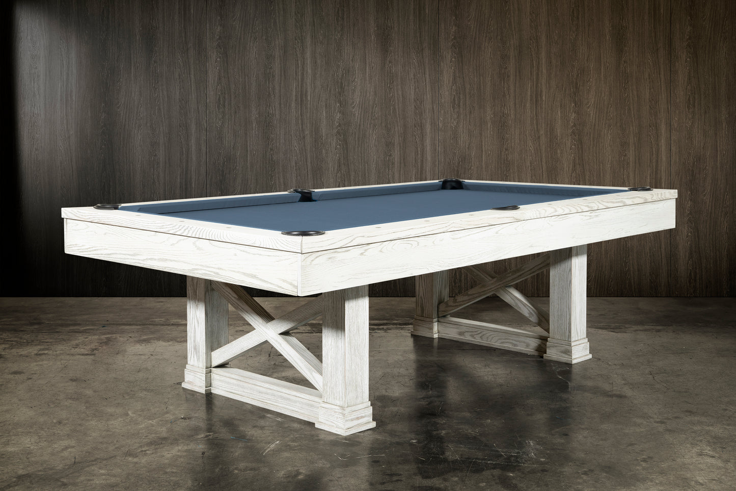 Agriturismo Slate Pool Table - Whitewash Finish