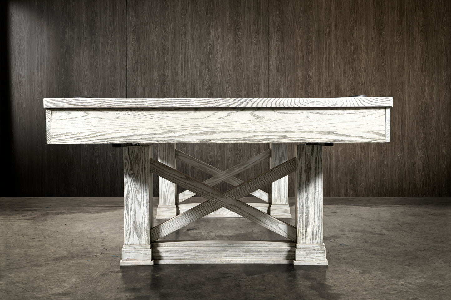 Agriturismo Slate Pool Table - Whitewash Finish