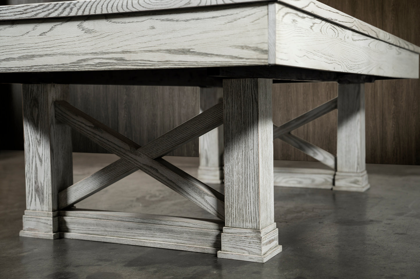 Agriturismo Slate Pool Table - Whitewash Finish
