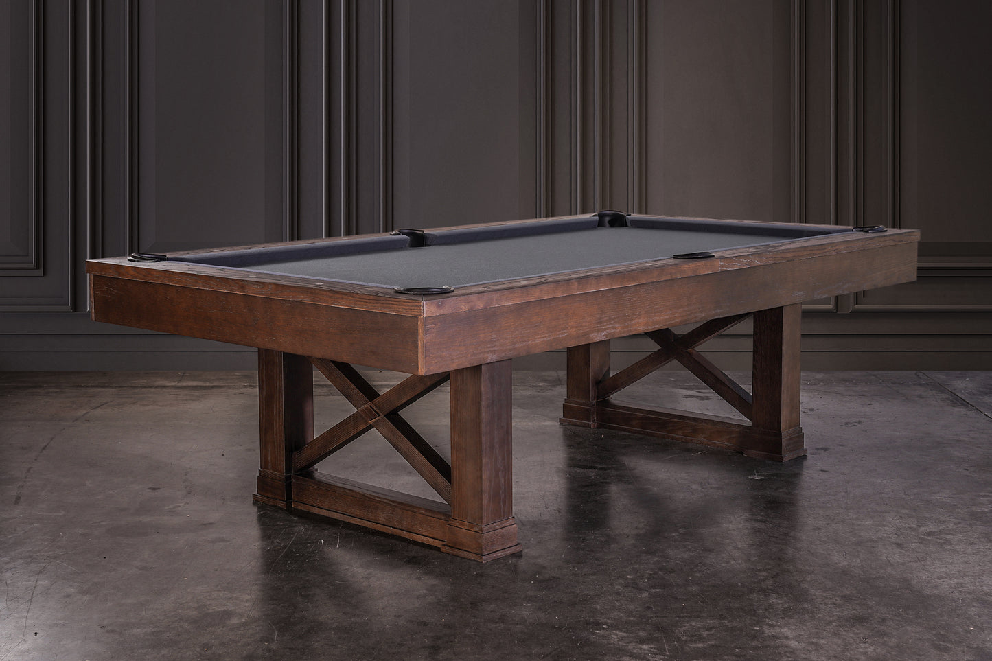 Agriturismo Slate Pool Table - Brownwash Finish