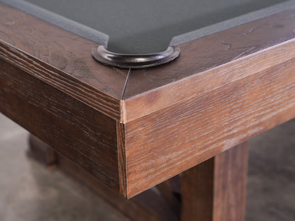Agriturismo Slate Pool Table - Brownwash Finish