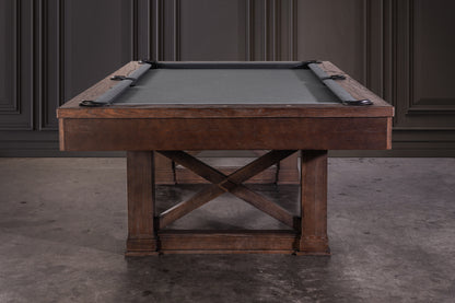 Agriturismo Slate Pool Table - Brownwash Finish