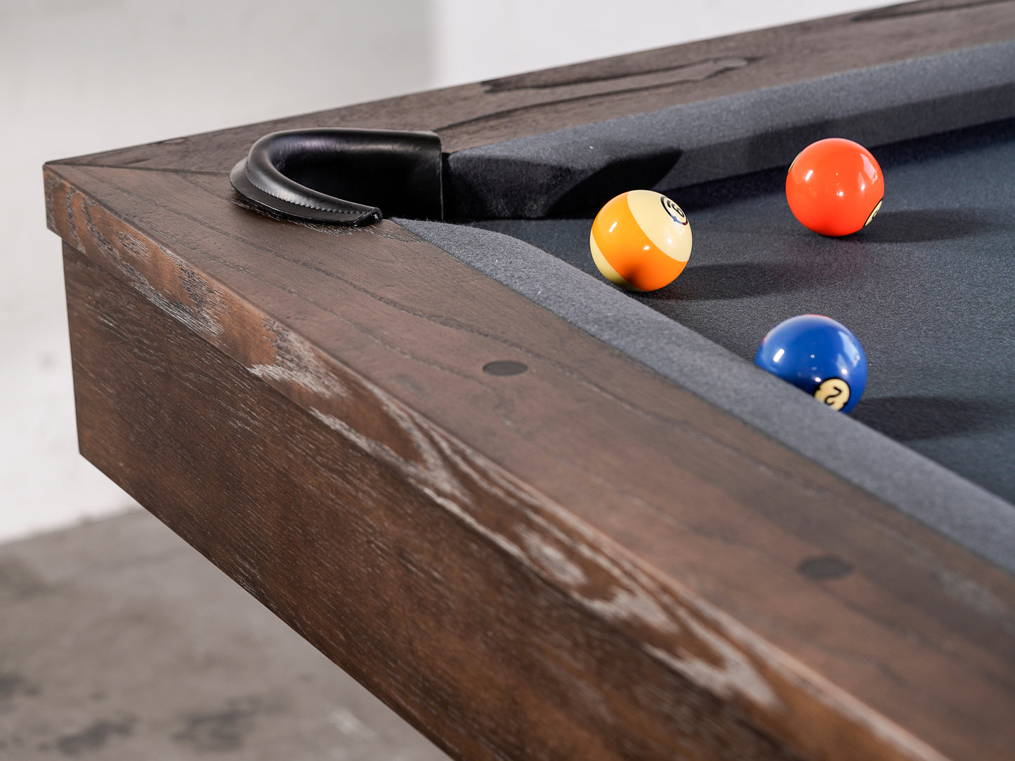 Agriturismo Slate Pool Table - Brownwash Finish
