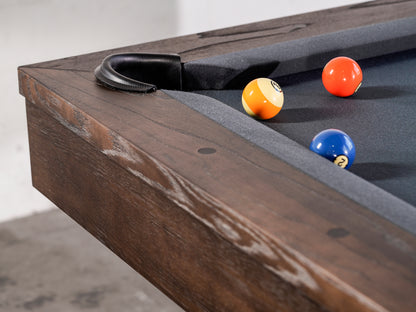 Agriturismo Slate Pool Table - Brownwash Finish
