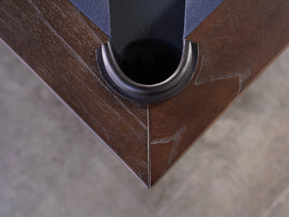 Agriturismo Slate Pool Table - Brownwash Finish