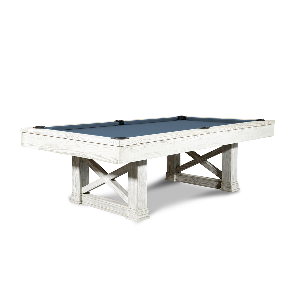 Agriturismo Slate Pool Table - Whitewash Finish