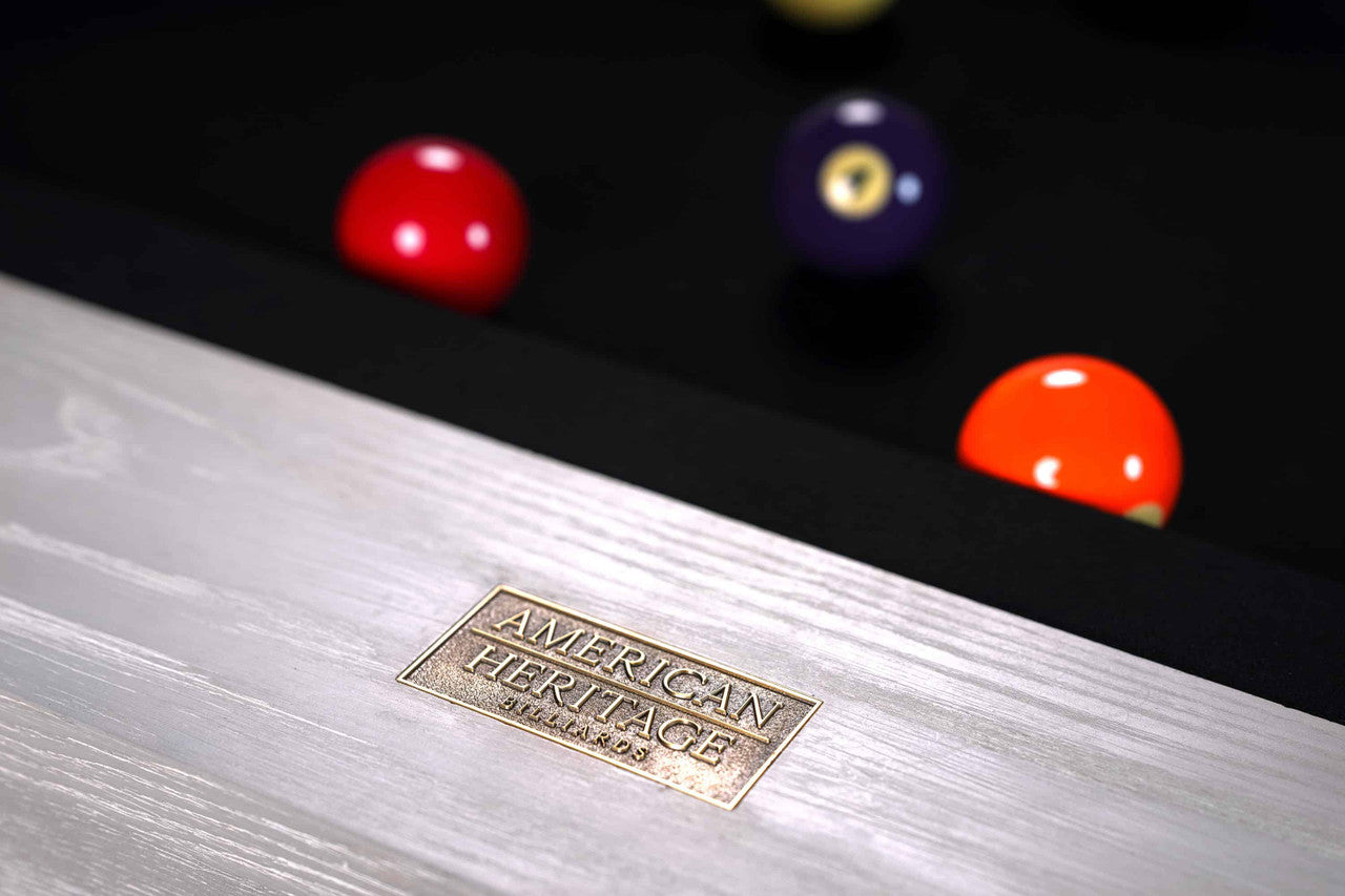 Alta Slate Pool Table - White Wash on Ash Finish