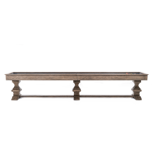 Beaumont Shuffleboard Table - Silvered Oak / Ash finish