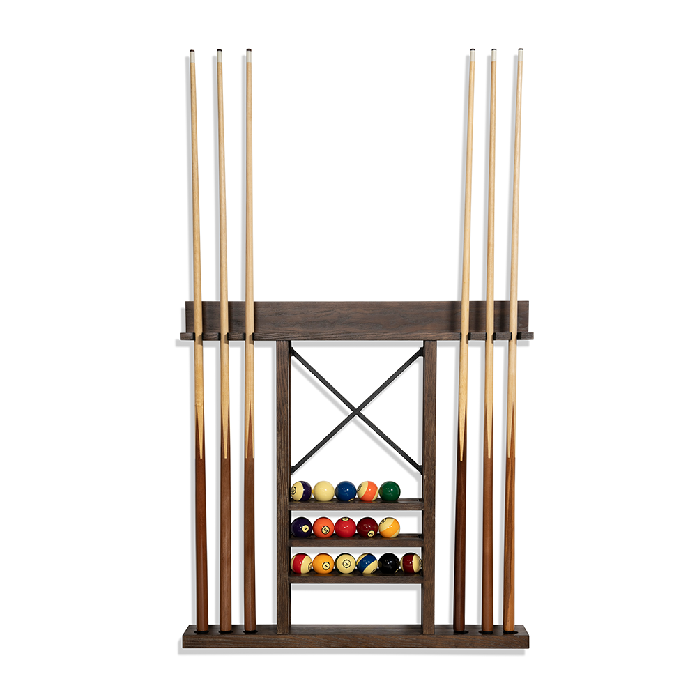 Nixon Billiards Hunter Wall Cue Rack (4 finish color)