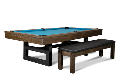 Chino Slate Pool Table - Brownwash Finish