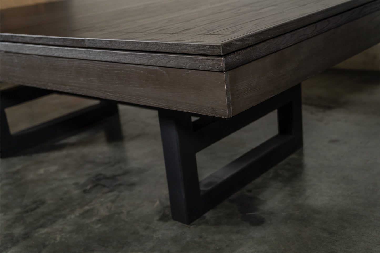 Chino Slate Pool Table - Charcoal Finish