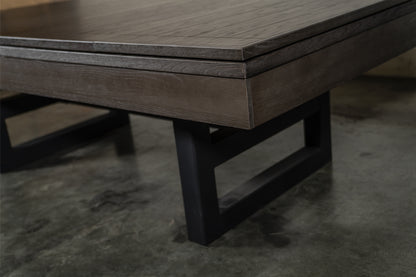 Chino Slate Pool Table - Charcoal Finish