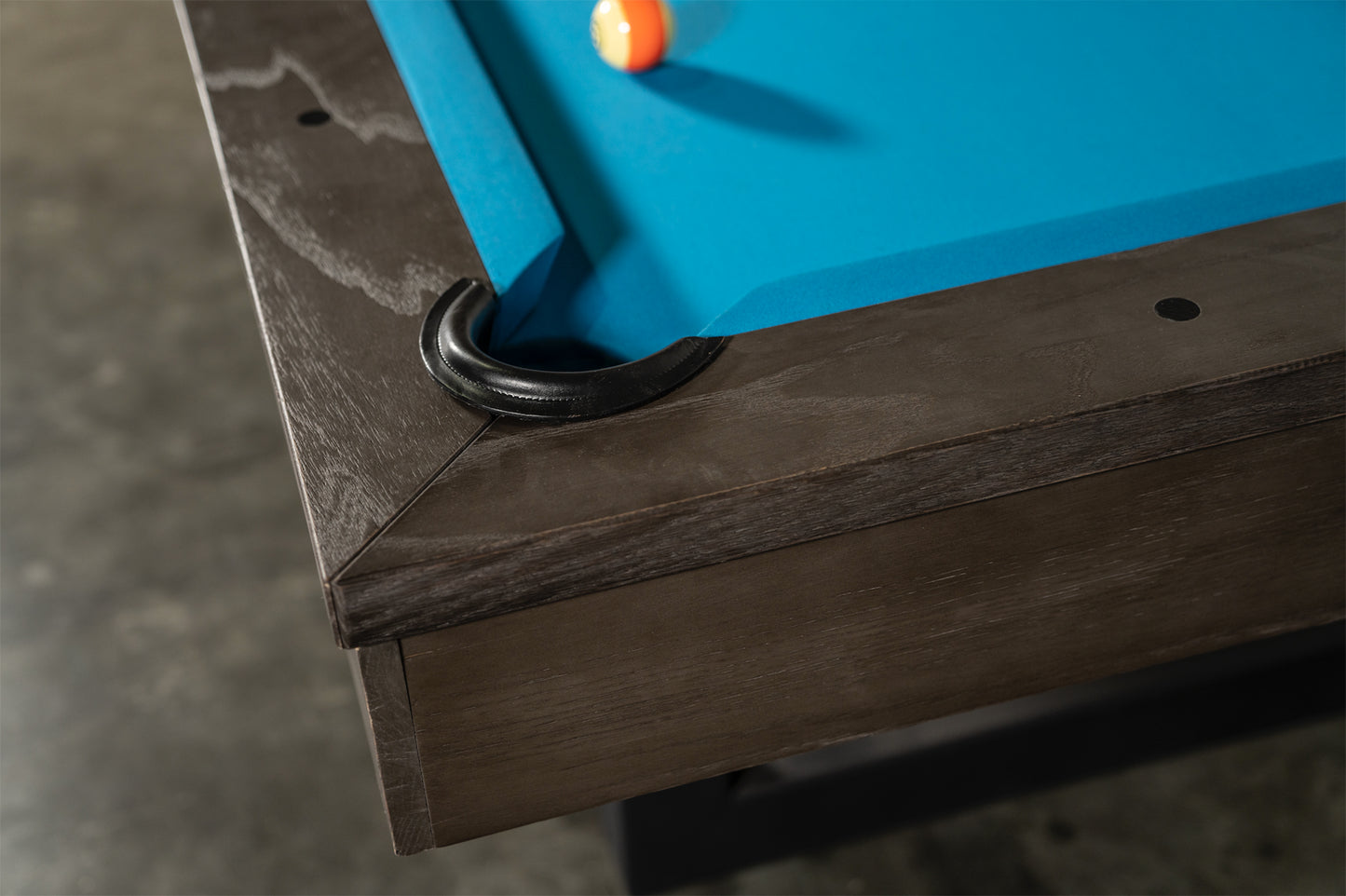 Chino Slate Pool Table - Charcoal Finish