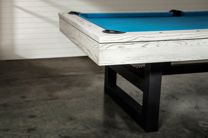 Chino Slate Pool Table - Whitewash Finish