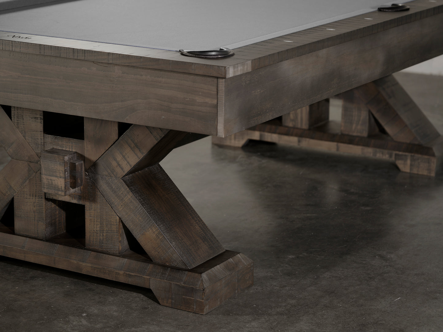 Jasper Slate Pool Table - Weathered Slate Finish