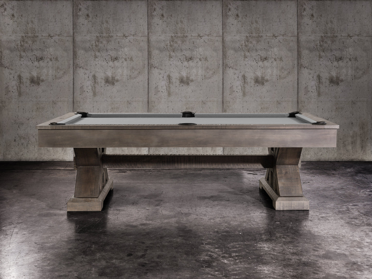 Jasper Slate Pool Table - Weathered Slate Finish